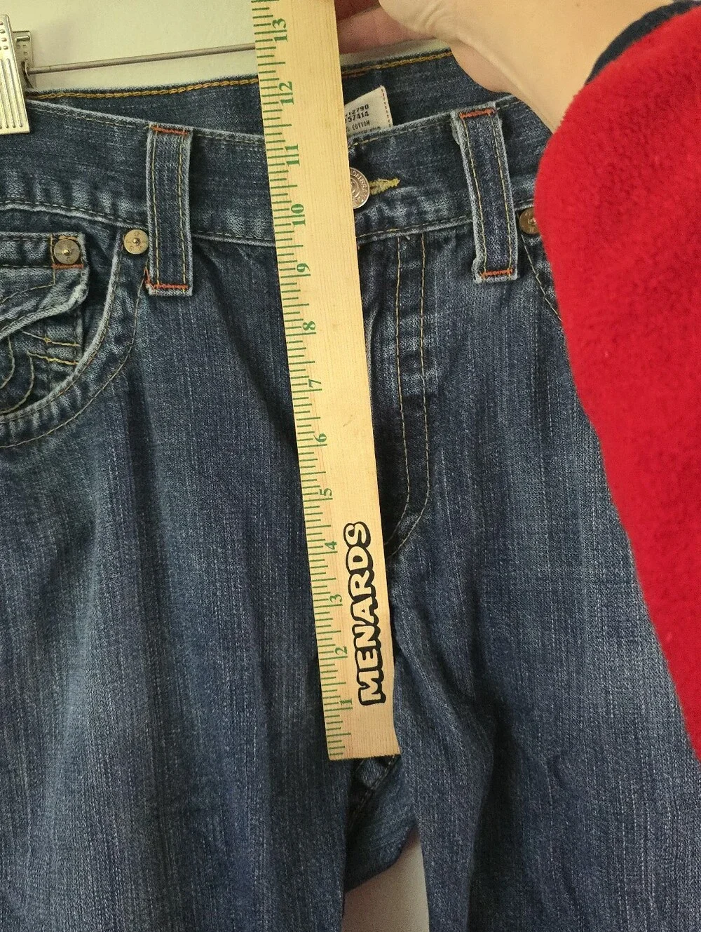 True Religion Ricky Straight Leg Vintage Jeans Men’s Size 38x31 Y2K